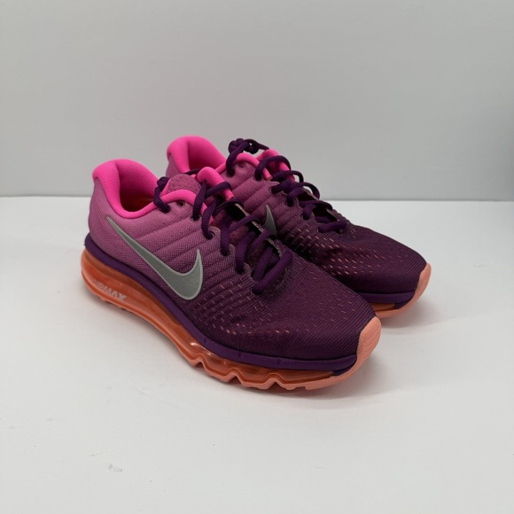 Nike Shoes - Nike Air Max 2017 Women Running Shoes 849560-502 Pink Purple Orange Sz 6